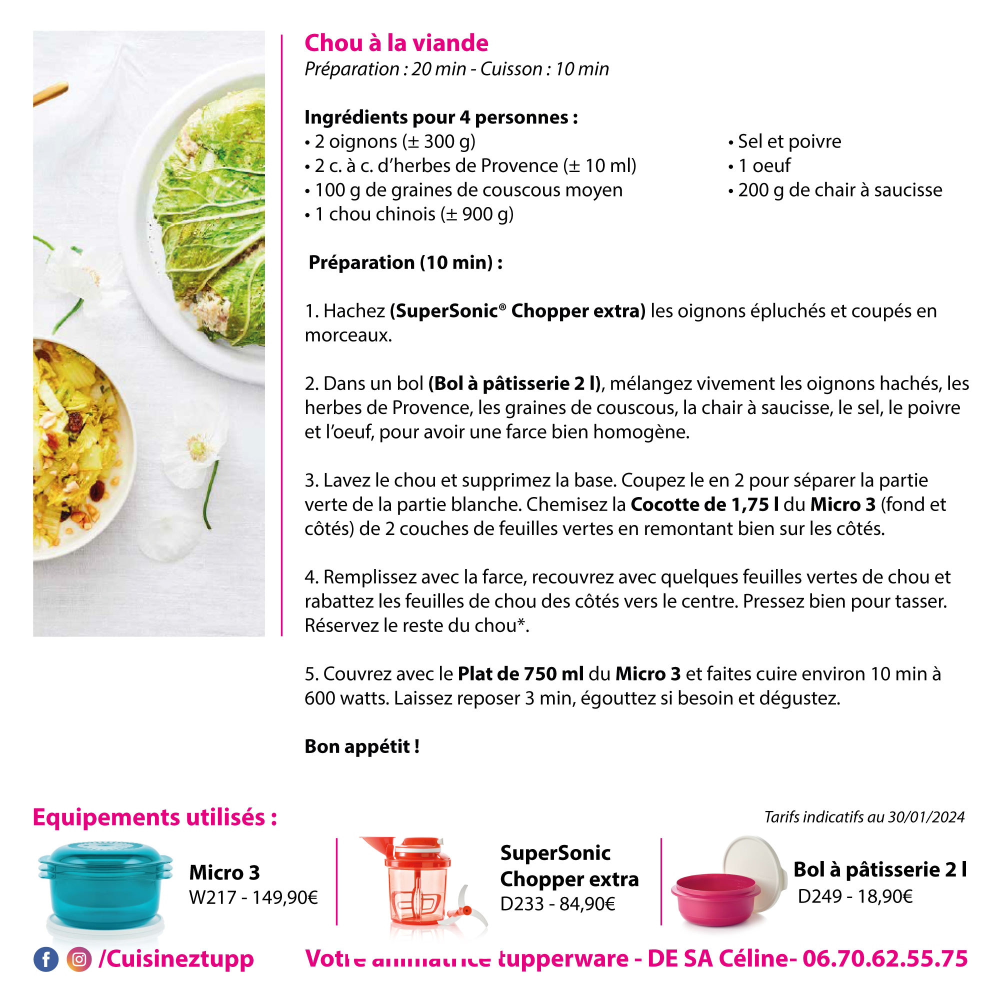 recette-tupperware--chou-a-la-viande